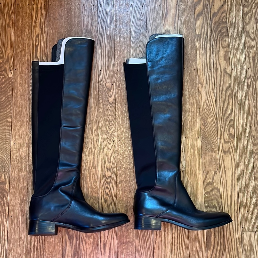 Charles by Charles David size 9 Over the Knee Black Leather Boots